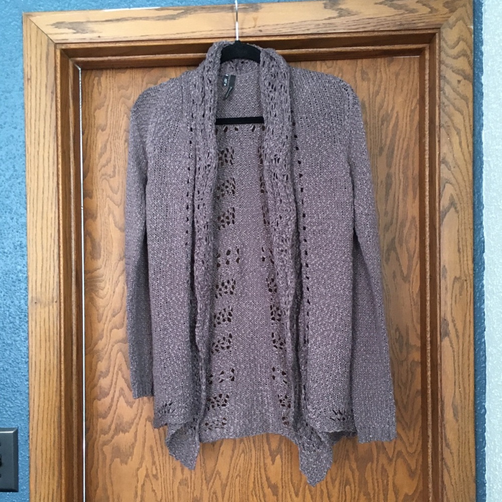 Dusty purple cardigan/shrug